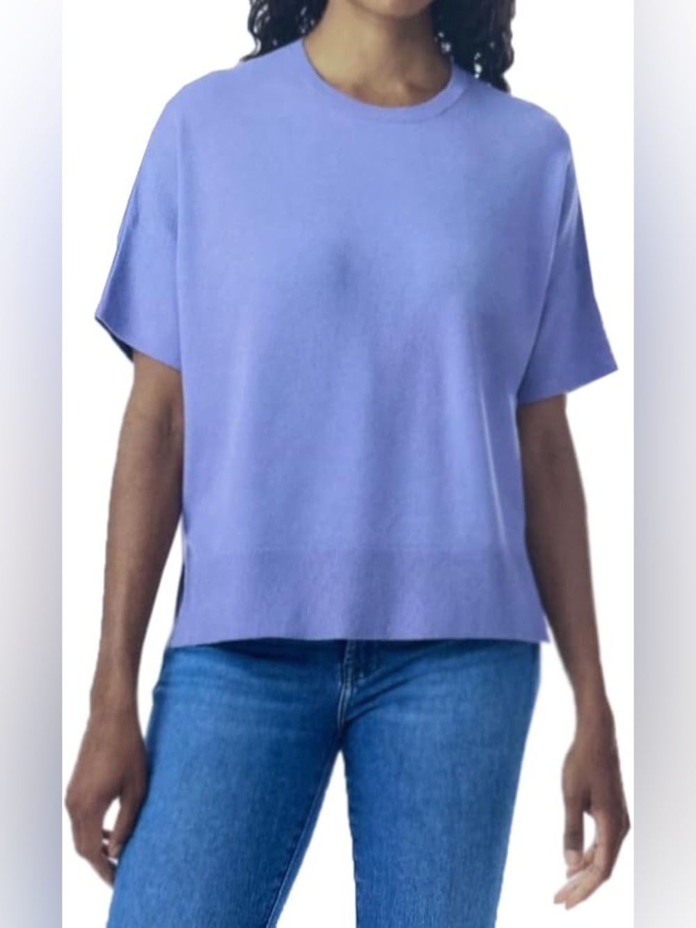 Splendid Women's Boxy Short Sleeve Sweater Top